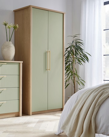 Peyton Ready Assembled 2 Door Wardrobe