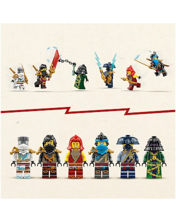 LEGO NINJAGO The Temple Bounty Ship Toy Building Kit with 6 Minifigures 71848