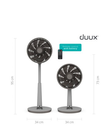 Duux Whisper 2 Grey Pedestal Fan