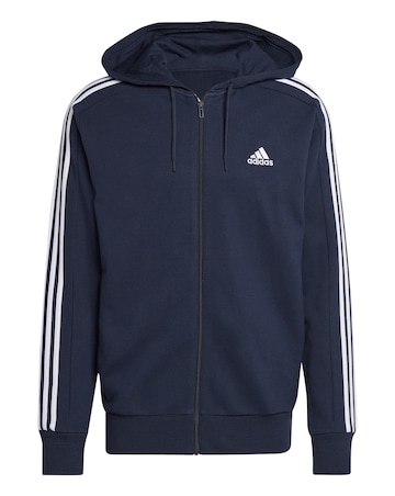 adidas 3 Stripes Full Zip Hoodie