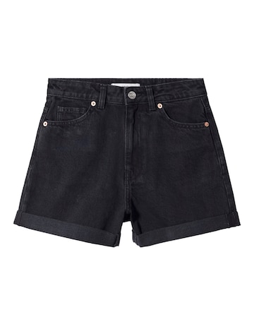 Mango Mom Fit Denim Shorts