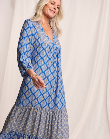 Julipa Mix Print Midi Dress