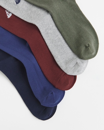 5 Pack Embroidered Socks