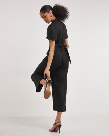 Whistles Linen Collar Jumpsuit