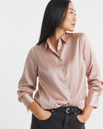 Classic Satin Long Sleeve Shirt