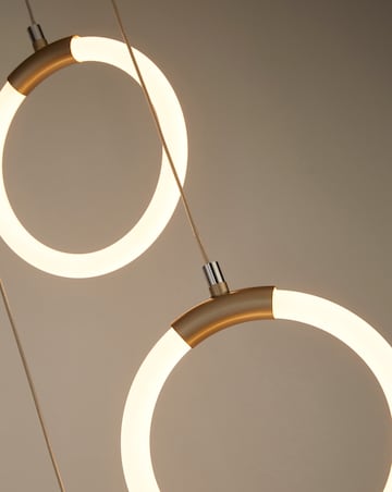 LED Frosted Hoop Ceiling Pendant