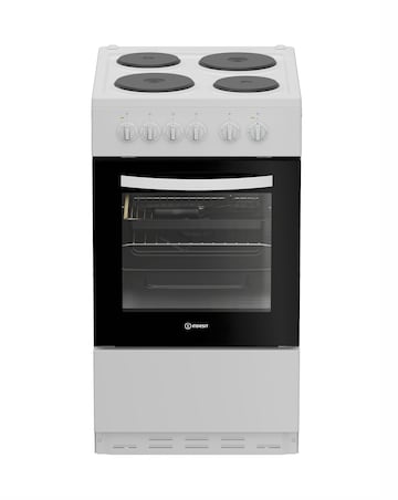 Indesit I5E3KMW 50cm Electric Single Cooker - White