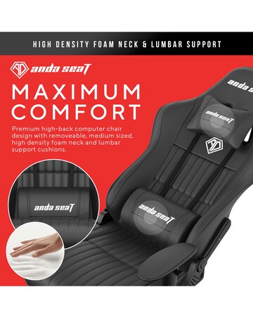 andaseaT Jungle Black Gaming Chair