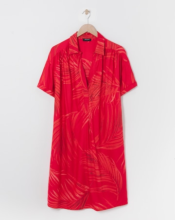 Viscose Twill Relaxed Shirt Dress