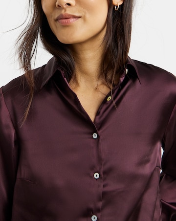 Classic Satin Long Sleeve Shirt