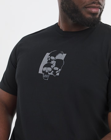Jack & Jones Skully Back Graphic T-Shirt - Black