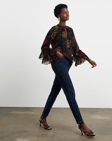 Joanna Hope Ruffle Sleeve Blouse