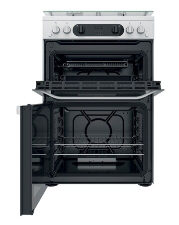 Hotpoint HDM67G0CCW/UK 60cm Gas Double Cooker + INSTALLATION