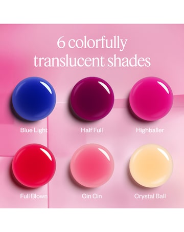 Essie Glass Nails Highballer, Vibrant Fuchsia Nail Polish, Sheer Finish, 13.5ml