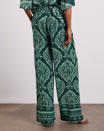 Joanna Hope Printed Wide Leg Trousers