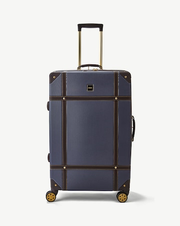 Rock Vintage Large Suitcase - Navy
