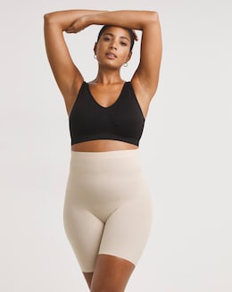 MAGIC Bodyfashion Firm Control Maxi Sexy Hi Bermuda Latte