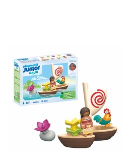 PLAYMOBIL 71459 Junior AQUA &amp; Disney: Moana's Sail Boat