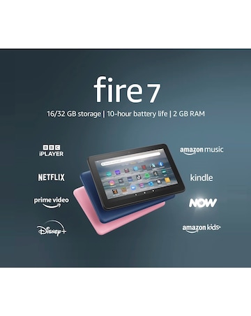 Amazon Fire 7 7" 16GB Wi-Fi Tablet - Rose Pink