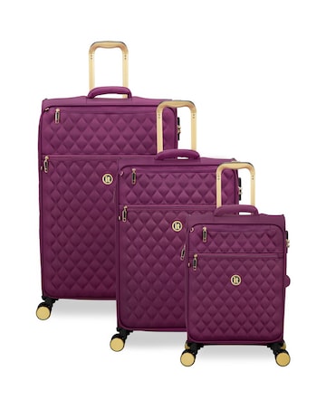 IT Luggage Glimmering 3pc Suitcase Set