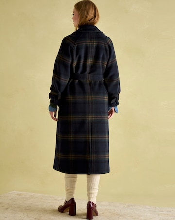 Joules Amberley Check Longline Coat