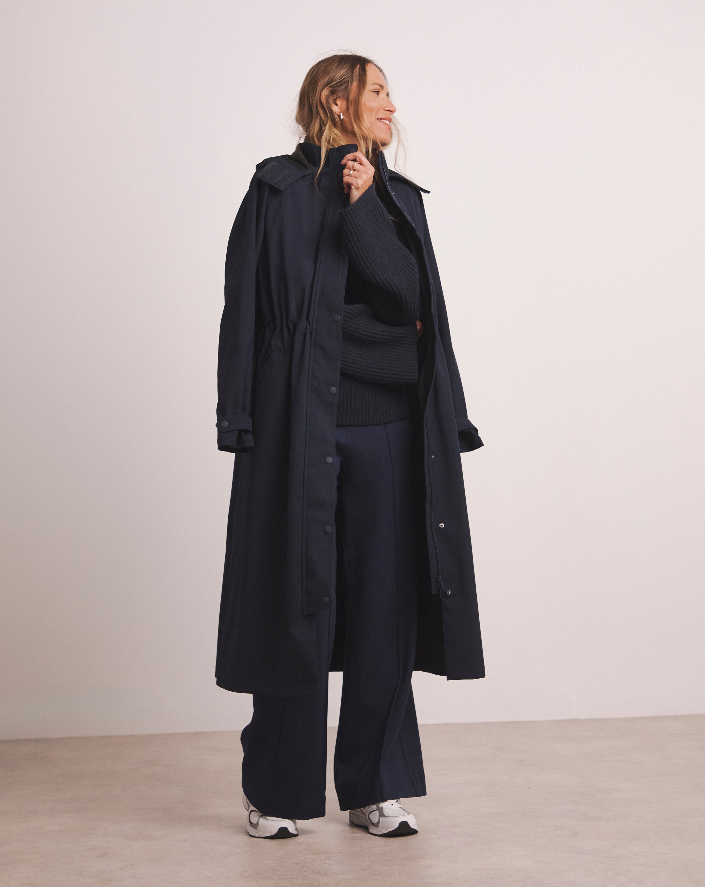 Anthology Navy Raincoat