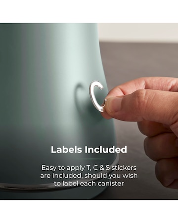 Tower Renaissance Green Set of 3 Canisters