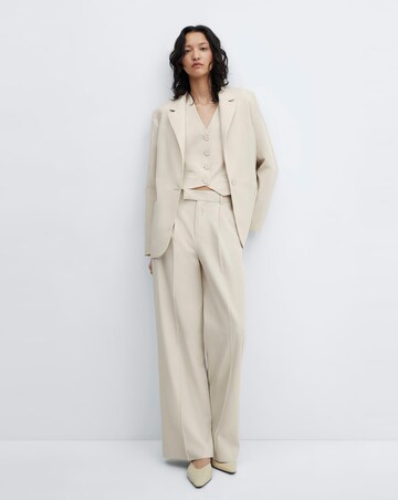 Mango Light Grey Lyocell Alicate Blazer