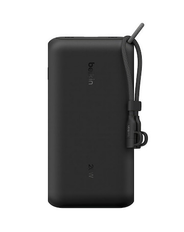 Belkin BoostCharge 20w 20,000 mAh Power Bank with Display - Black