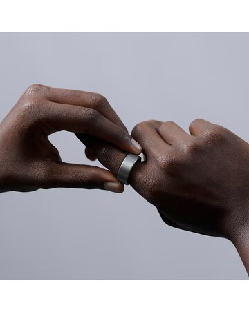 Ultrahuman Ring AIR Bluetooth Smart Ring - Raw Titanium - Size 8