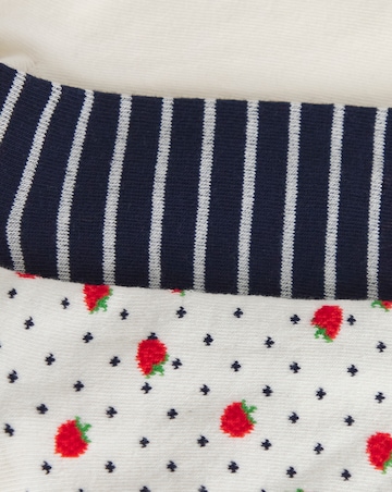 Pretty Secrets (5 Pair Pack) Ankle Socks (Wide Fit)