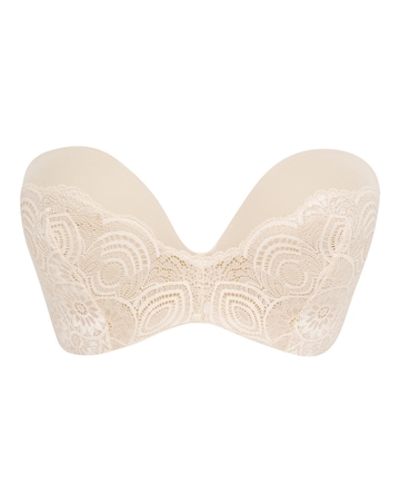 Wonderbra Refined Glamour Strapless Bra Pearl Beige