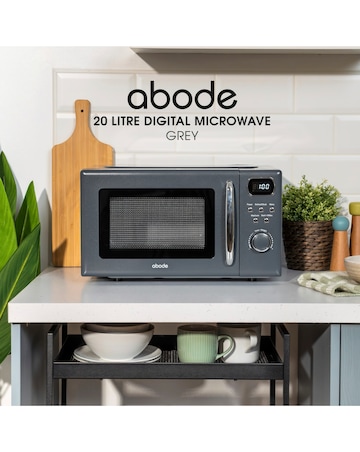 Abode AMD2004G 20L Digital Microwave - Grey