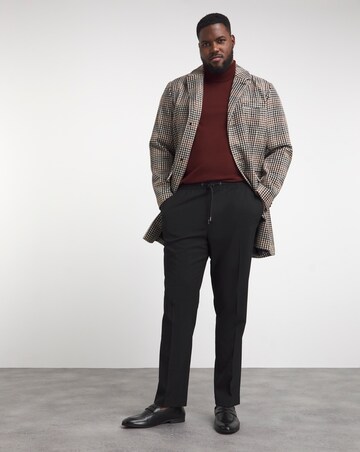 Rust Merino Wool Roll Neck