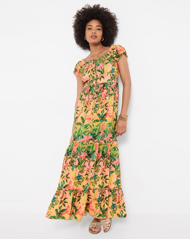 Joe Browns Sunset Beach Tropical Print Maxi Dress Petite