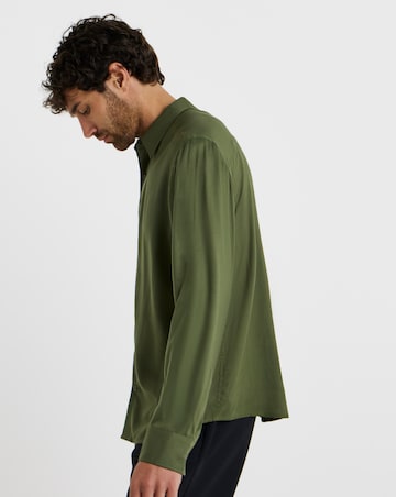 Folio Garment Dyed Viscose Shirt Regular