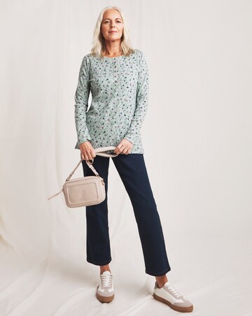 Julipa Ribbed Henley Cotton Top