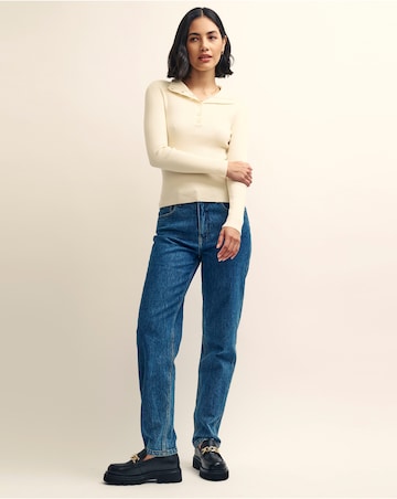 Nobody's Child Button Placket Rib Top