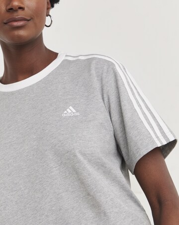 adidas 3 Stripe Boyfriend T-Shirt