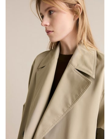 Mango Long Oversized Double-Breasted Trench Coat