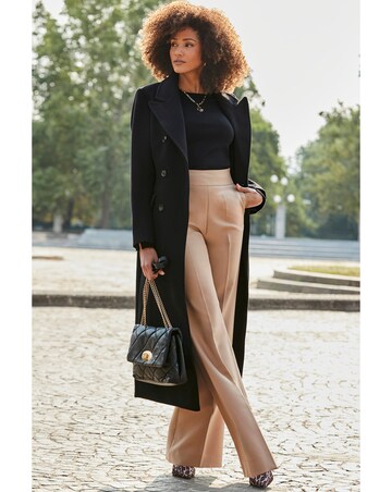 Sosandar Hour Glass Overcoat