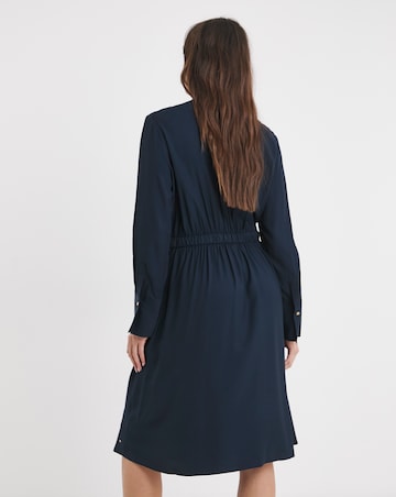 Tommy Hilfiger Navy Soft Shirt Dress
