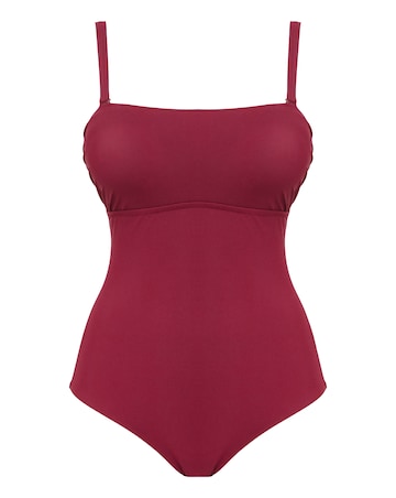 Figleaves Icon V Bar Bandeau Swimsuit