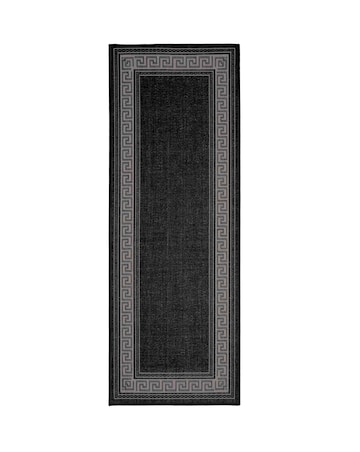 Gel Backed Greek Key Runner