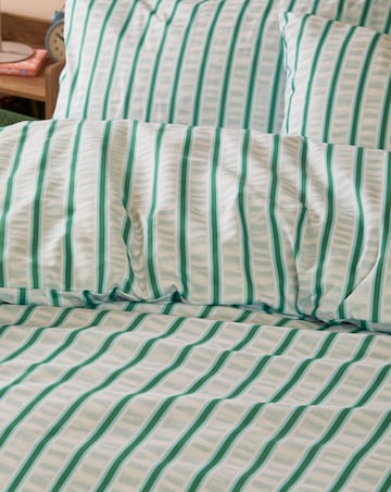 Hettie Soft Touch Striped Duvet Cover Set
