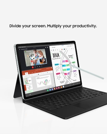 Samsung Galaxy Tab S9 FE+ 12.4in 128GB WiFi Tablet - Grey