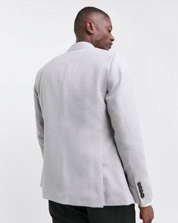 Stone Regular Fit Linen Blazer