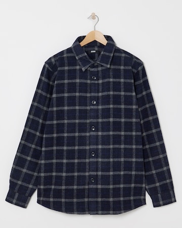 Double Pocket Check Overshirt