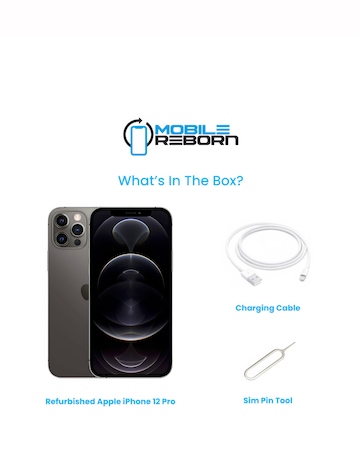 Refurbished Apple iPhone 12 Pro 128GB - Graphite (Pristine Condition)