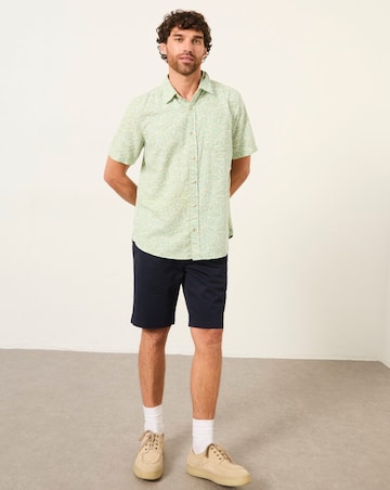 FatFace Leaf Print Shirt (Regular & Tall) - Mint Green